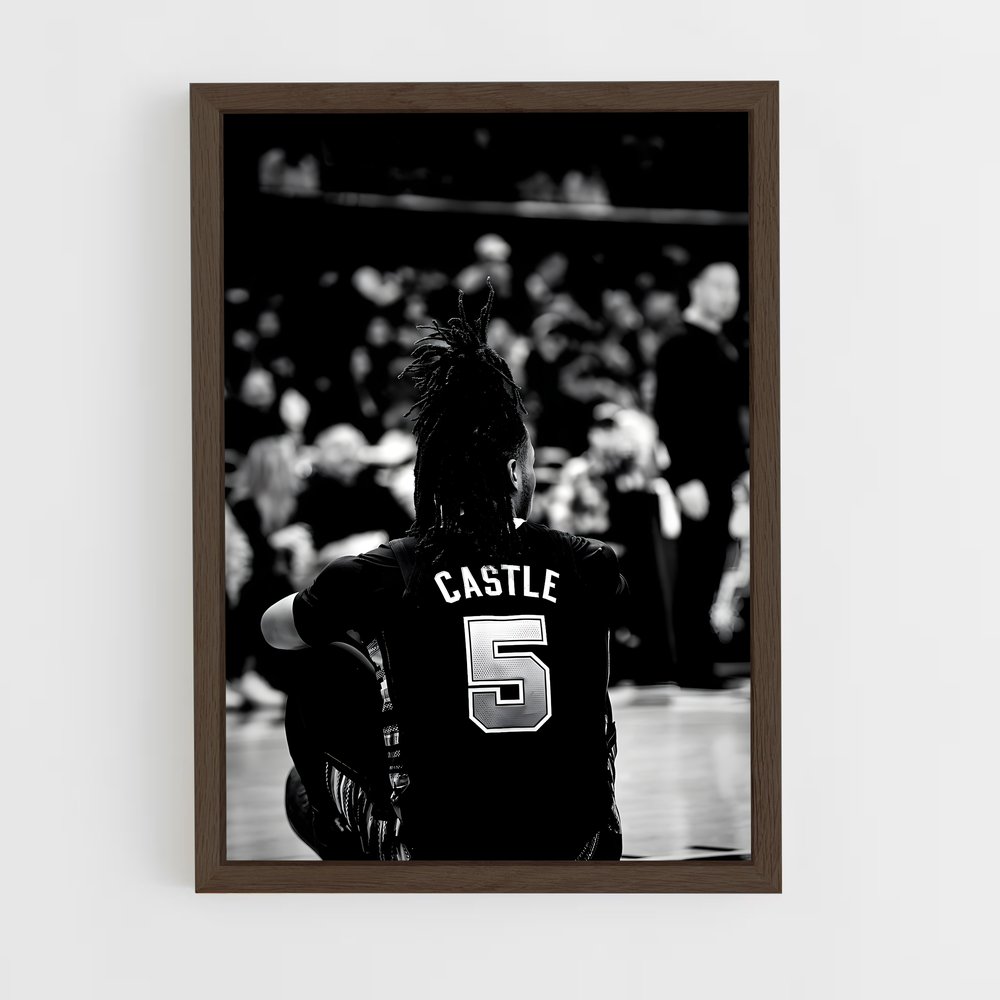 Poster La Solitude de l'Homme – affiche Basketball (vue 5)
